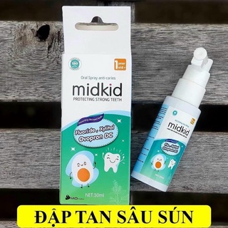 KEM ĐÁNH RĂNG DẠNG XỊT CHỐNG SÂU RĂNG MIDKID