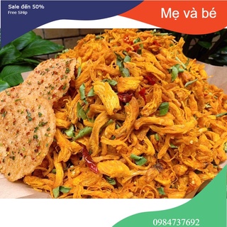 1KG KHÔ GÀ XÉ CAY TẨM LÁ CHANH LÀM TỪ THỊT GÀ TƯƠI LOẠI 1