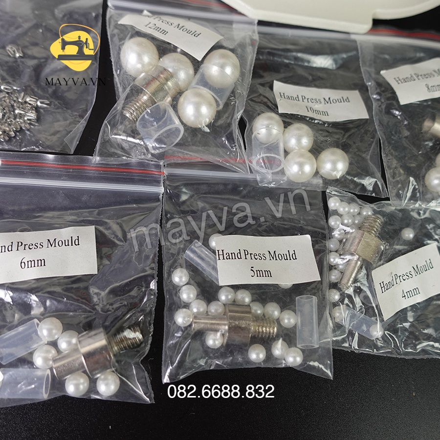 Máy Đóng Hạt Ngọc Trang Trí Quần Áo Giầy Dép Mũ Nón