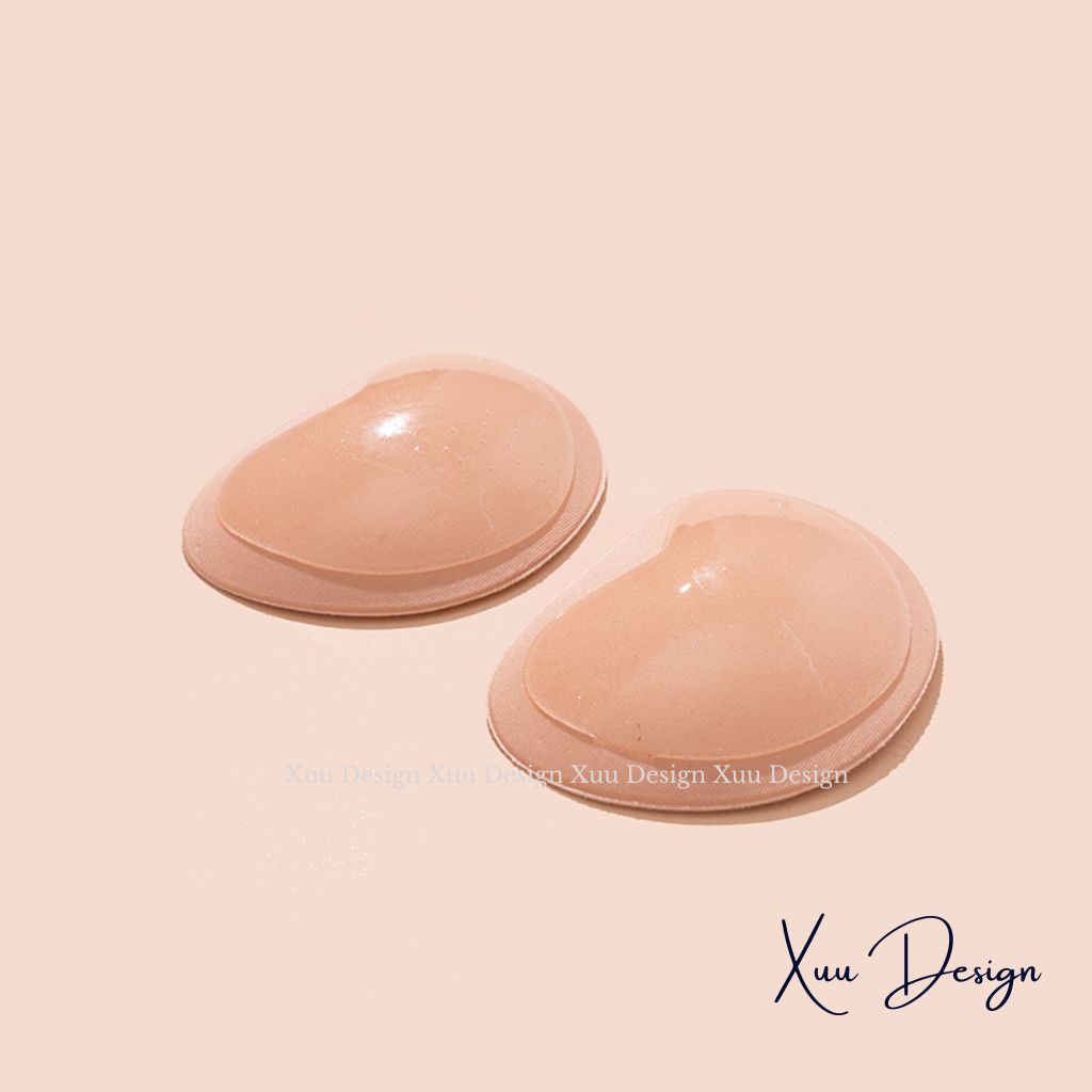Miếng độn nâng ngực Xuu, đệm dày 2cm dính siêu chắc nâng đẩy ngực tái sử dụng nhiều lần -PK01