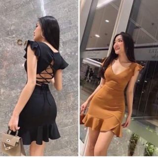 🌼 ĐẦM BODY TAY CÁNH TIÊN CHÉO DÂY LƯNG 🌼