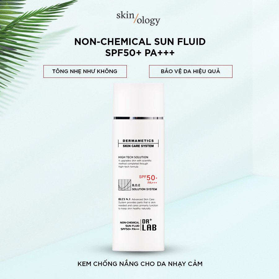 Kem chống nắng vật lý khô thoáng mỏng nhẹ cho mọi loại da SPF 50+ PA+++ DR+LAB Non-Chemical