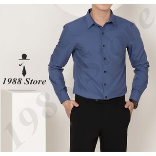 Áo sơ mi nam dài tay SD-06 (Màu xanh đậm)