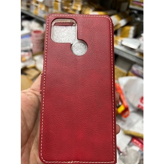 Bao da oppo A15/A15S case dẻo,vân kiểu da thời trang.