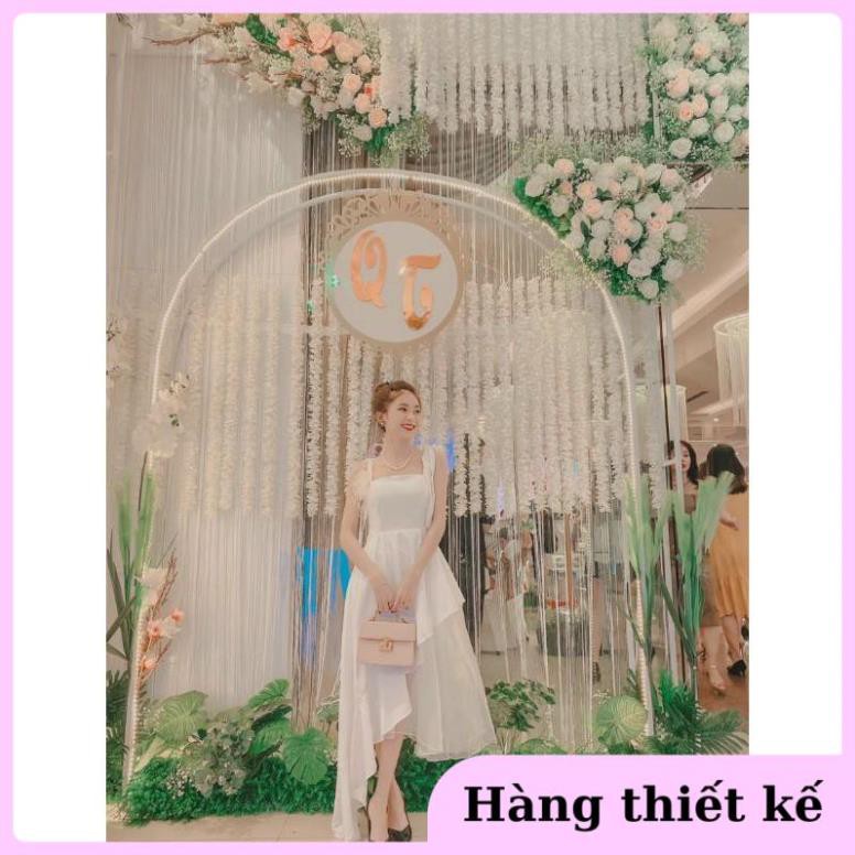 ( Hàng cao cấp ) Đầm trắng tầng phối lưới | BigBuy360 - bigbuy360.vn