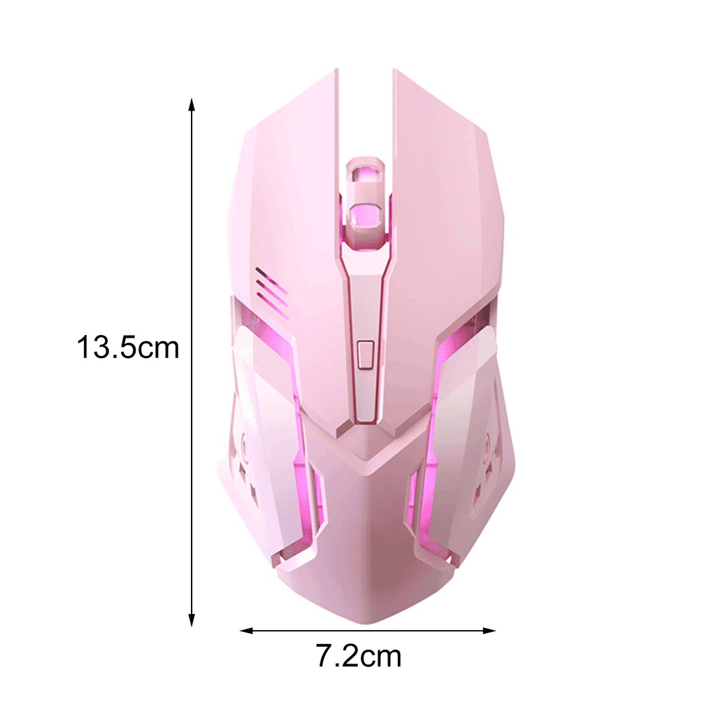 Chuột Không Dây Bluetooth 3 Chế Độ Sạc Usb Dễ Thương Cho Nữ