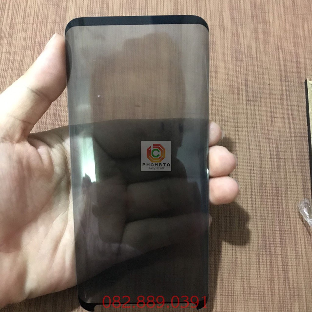 Kính cường lực chống nhìn trộm samsung S8 plus, full keo, full màn hình, full phụ kiện