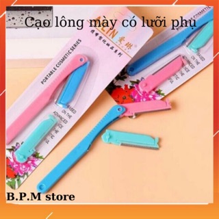 [Dao tỉa lông mày] Dụng cụ cạo lông mày- kèm lưỡi phụ.