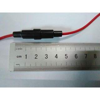 Dây nối cầu chì ống (đế gắn cầu chì ống, dây cố định cầu chì ống)(dùng với cầu chì ống 5x20mm) (combo 2 cái)