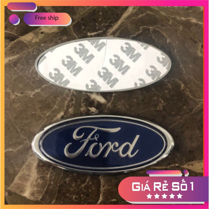 Logo BVBiểu tượng trước và sau xe ô tô Ford Kích thước 11.5*4.5cm: Mã KLJ115 BVB