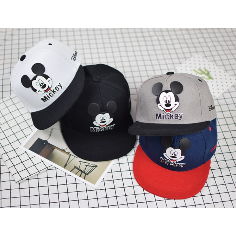 Mũ lưỡi trai cho bé mickey 4 đến 8 tuổi Mũ lưỡi trai