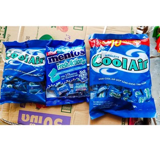 Kẹo bạc hà Cool air và Mentos
