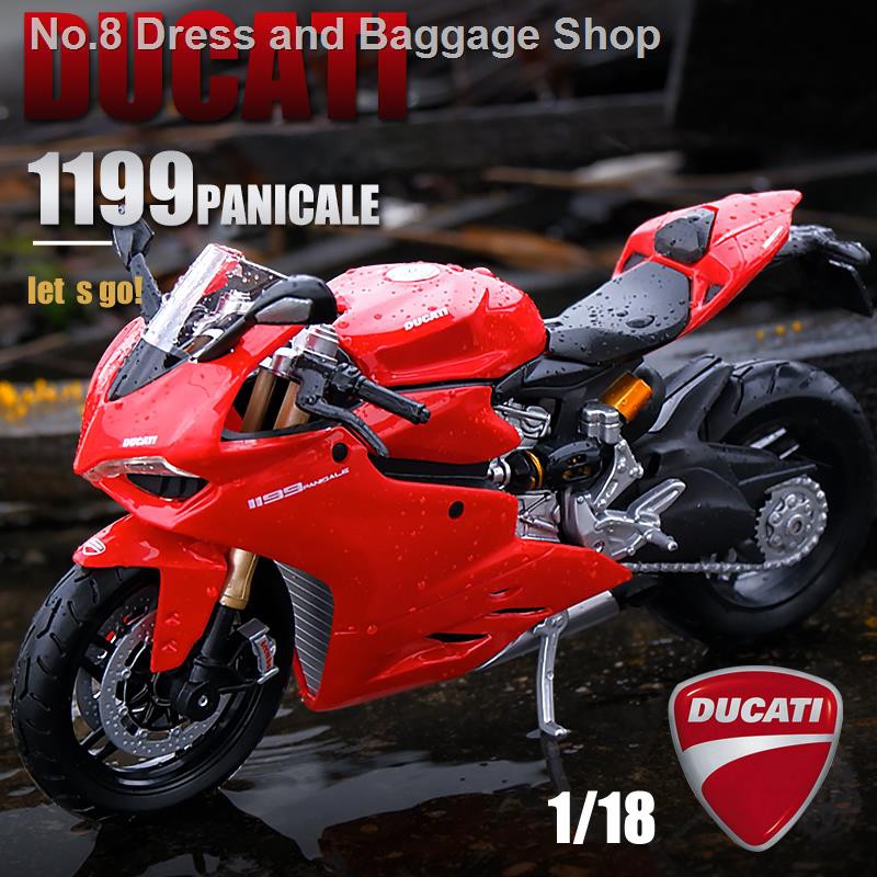 Mô Hình Xe Mô Tô Ducati Kawasaki H2R Yamaha Bằng Hợp Kim Tỉ Lệ 1: 18