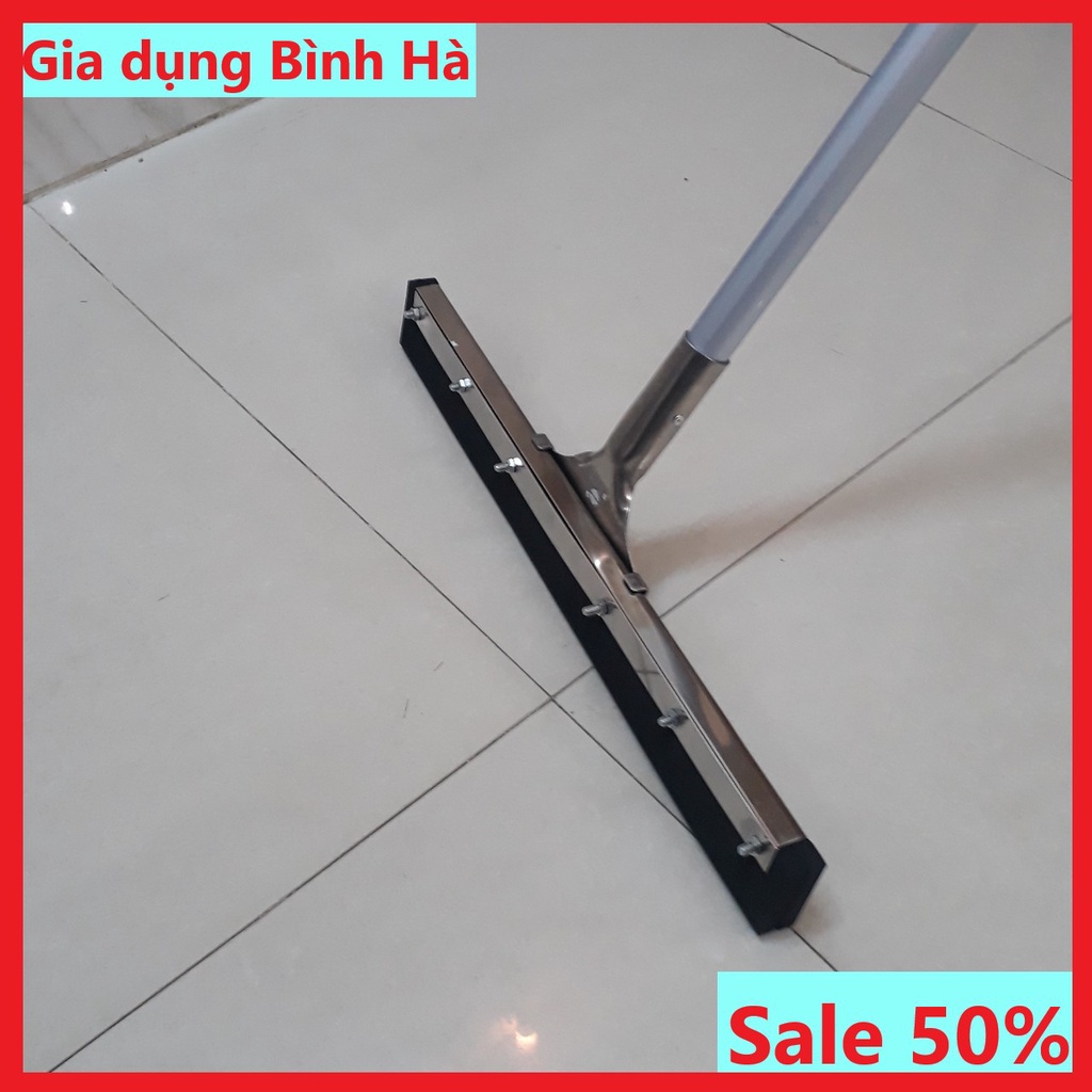 Combo 2 cây gạt nước sàn công nghiệp inox 304 chuyên dùng cho nhà hàng, khách sạn, bệnh viện, trường học...