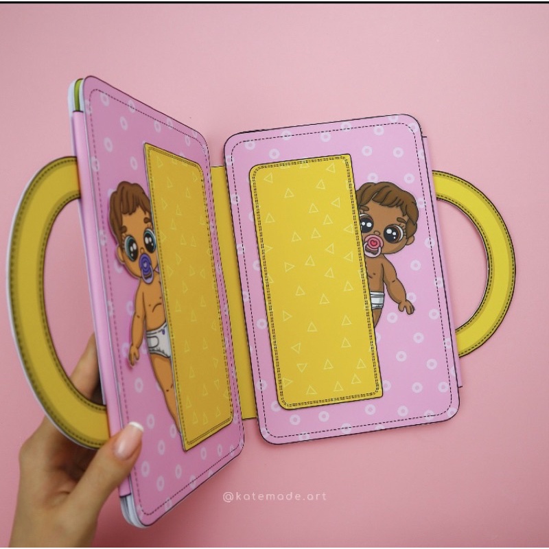 Búp bê giấy em bé búp bê giấy siêu xinh