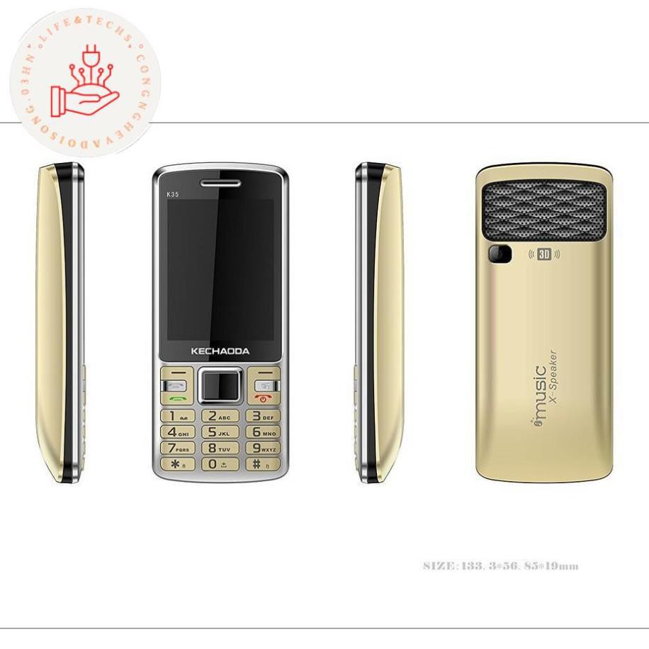 Điện thoại Kechaoda K35 màn hình lớn - loa to - phù hợp người cao tuổi - 2 sim - Dễ sử dụng - Bảo hành 12 tháng