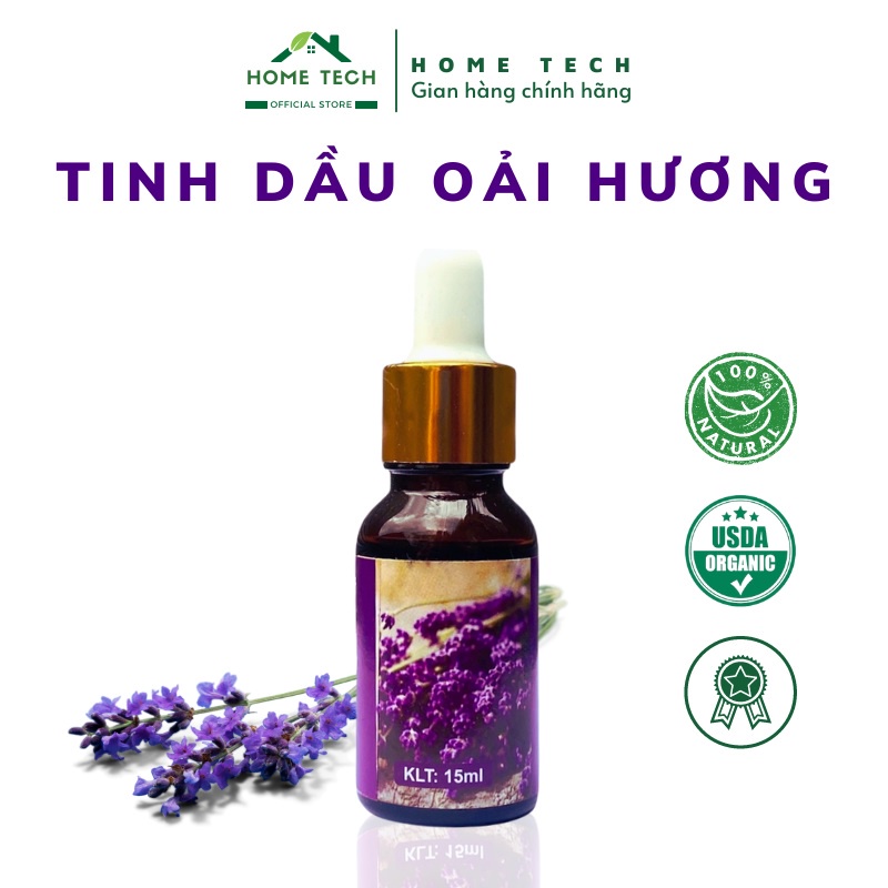 Tinh Dầu Hoa Oải Hương Nguyên Chất Thiên Nhiên 100% Lọ 10ml Tinh Dầu Oải Hương Thơm Phòng Giúp Đuổi Muỗi Khử Mùi