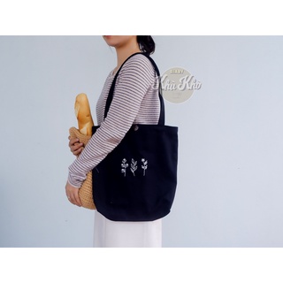 TÚI TOTE HANDMADE 100% VẢI CANVAS - thêu tay