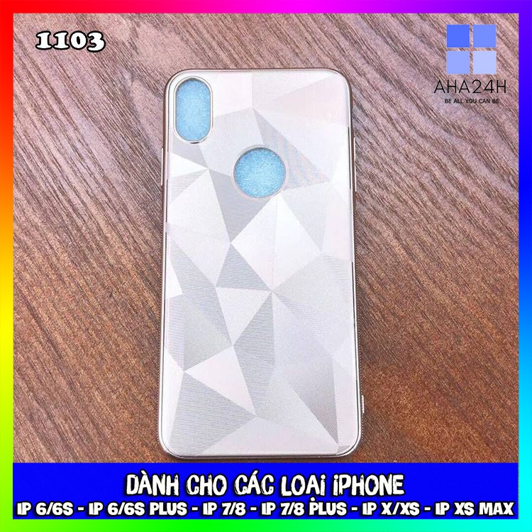 ỐP LƯNG IPHONE HỌA TIẾT HÌNH KHỐI ĐỦ DÒNG MÁY - ỐP DẺO (6/6 PLUS/6S/6S PLUS/7/7 PLUS/8/8 PLUS/X/XS/XS MAX) AH1103