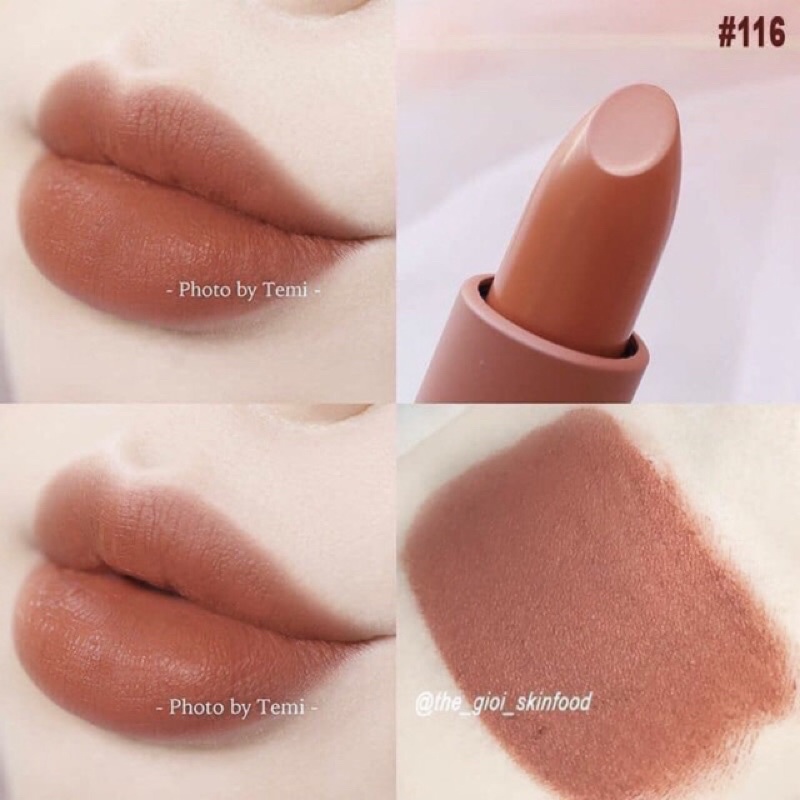 Son 3CE 116 cam đất Mood Recipe Matte Lip Color