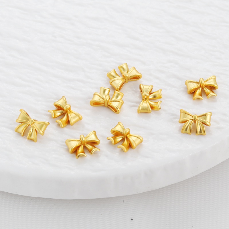 Mặt Dây Chuyền Bằng Đồng Mạ Vàng 18k 9 * 12mm Tự Làm Trang Sức Tiện Dụng