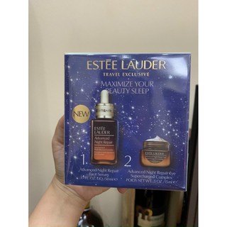 Set serum Estee Lauder Multi Recovery Complex bản mới và Kem mắt