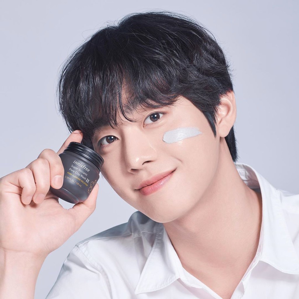 𝐌𝐀̣̆𝐓 𝐍𝐀̣ Đ𝐀̂́𝐓 𝐒𝐄́𝐓 𝐓𝐑𝐈̣ 𝐌𝐔̣𝐍 Đ𝐀̂̀𝐔 Đ𝐄𝐍  Innisfree Super Volcanic Pore Clay Mask 2X