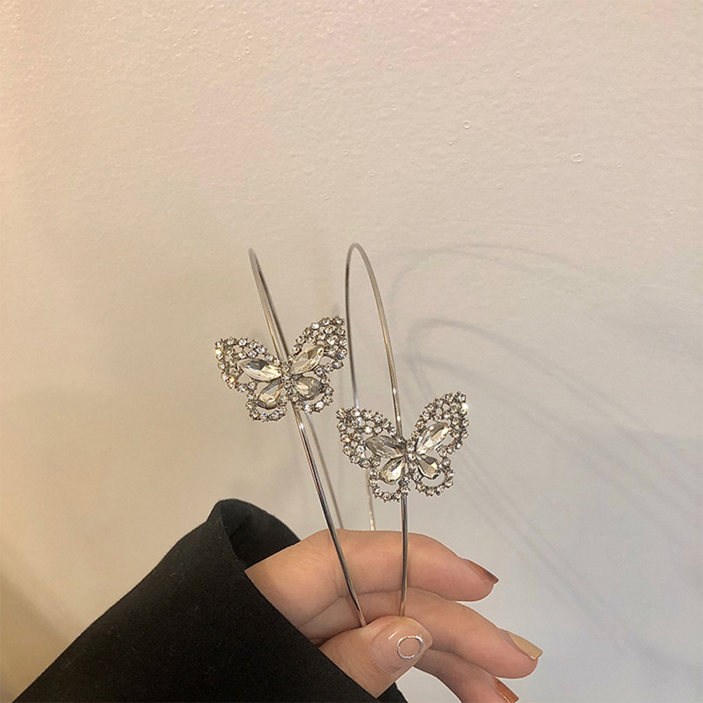 Cài Tóc Hình Bướm Đính Đá Thời Trang Nữ Tính
