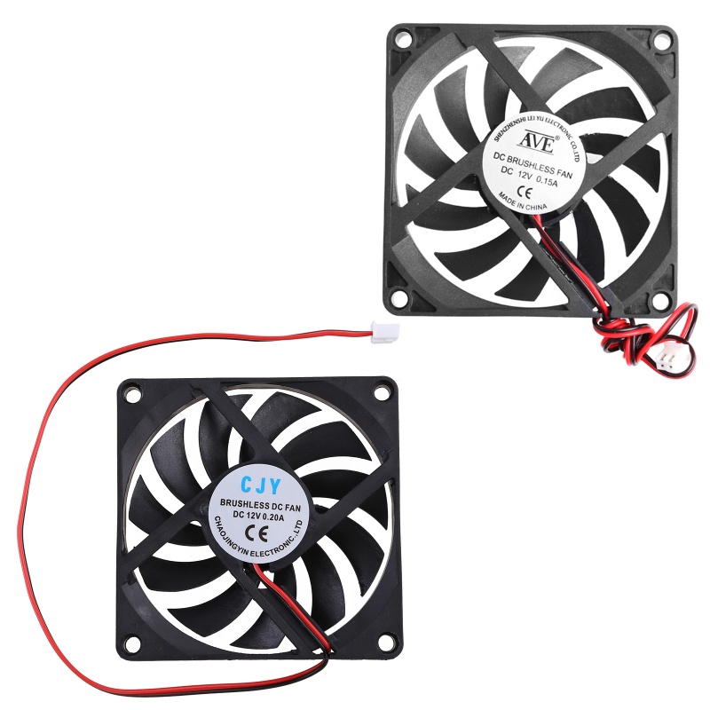 Quạt Tản Nhiệt CPU 8010 80mm DC 12V 2600rpm Không Gây Tiếng Ồn Cho Máy Tính