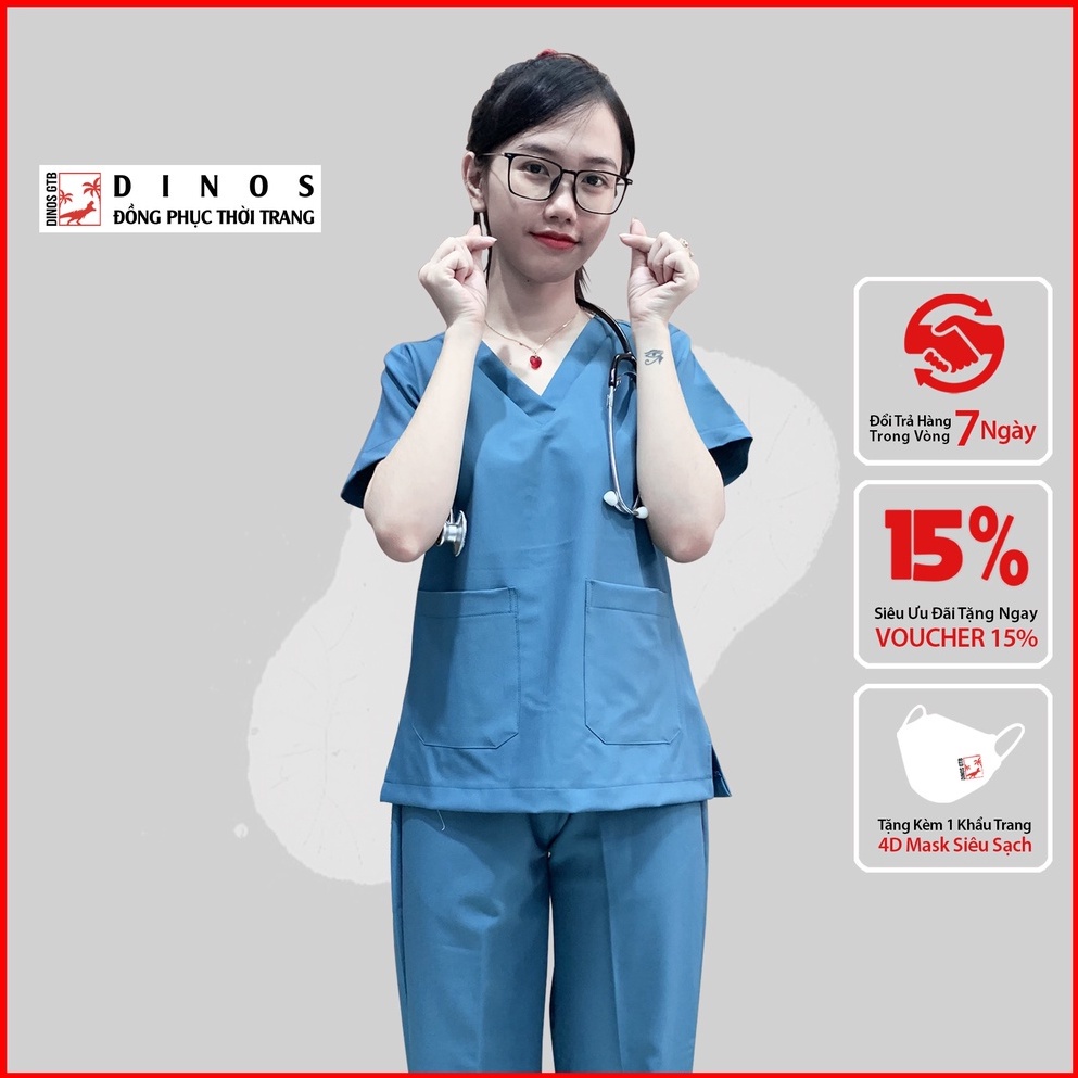 ✁▣■Bộ Đồ Phẫu Thuật, Scrubs Bác Sĩ Quần Áo Phòng Mổ Cho NỮ Vải Cotton Đủ Size, Màu Sắc