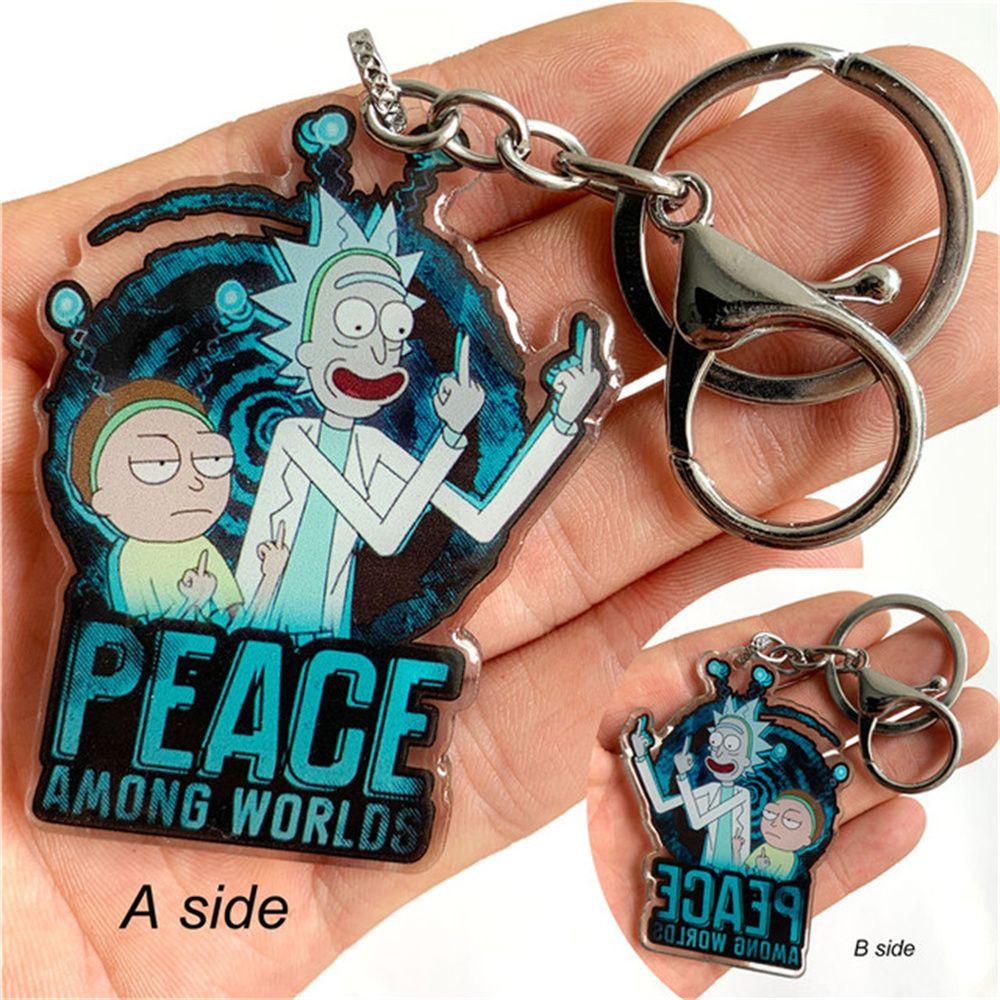 Móc Khóa Hình Nhân Vật Hoạt Hình Rick Và Morty