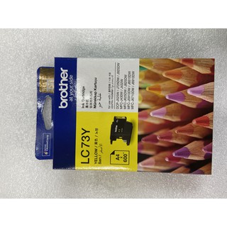 Mực in phun màu Brother LC73Y - Màu vàng - hàng chính hãng - Dùng cho máy Brother MFC-J430W, J625DW, J6510DW, J6710