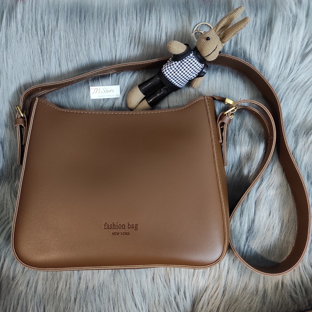 Túi đeo chéo, đeo vai  vuông basic  - Hàng loại 1 - TB.Store DC437 25x21x8