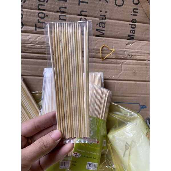 1 Gói tăm xiên 16-19 que dài 15cm