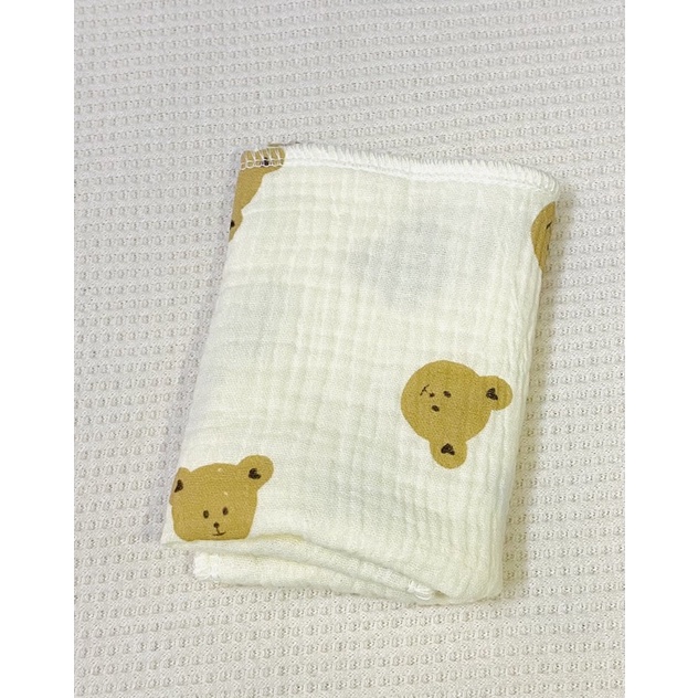 Khăn sữa xô Muslin organic cao cấp , mềm mại , thấm hút tốt cho bé
