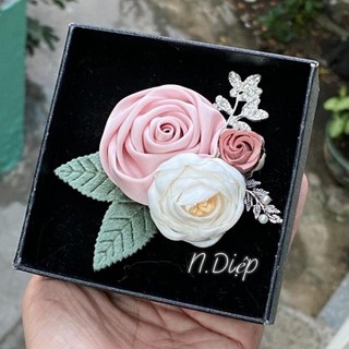 Hoa hồng lụa cuộn nhiều màu cao cấp