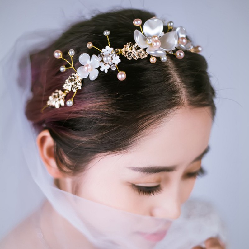 Cài tóc hoa thủ công cho nữ