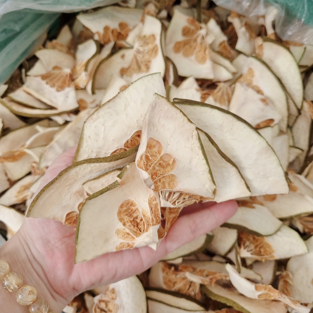 1KG Bưởi non sấy khô giảm mỡ máu xanh đẹp