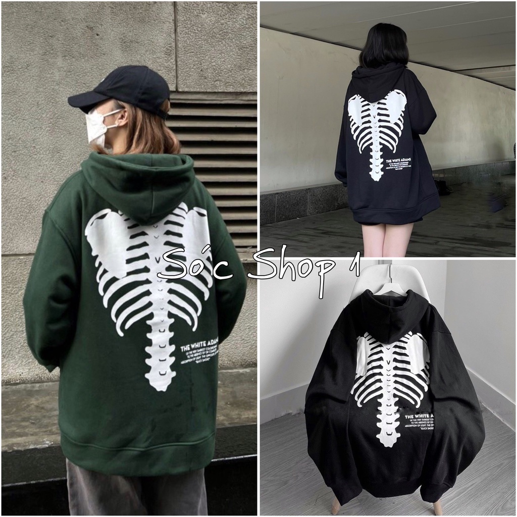 Áo Hoodie Nỉ Form Rộng Tay Phồng - Áo Nỉ Túi Bụng