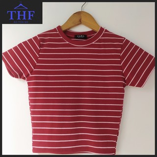 (GIAO NHANH 2 GIỜ) ÁO CROPTOP SỌC TÔN EO