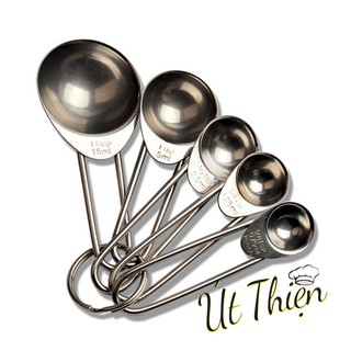 Bộ thìa đong inox 5 cái