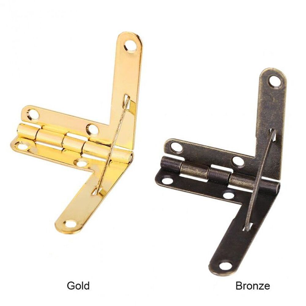 Set 10 bản lề hộp gỗ 90 độ đựng trang sức/đồng hồ cổ điển