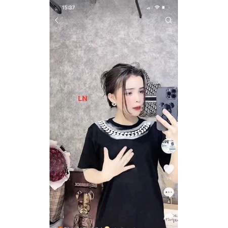 Áo phông vòng cổ trơn LN12