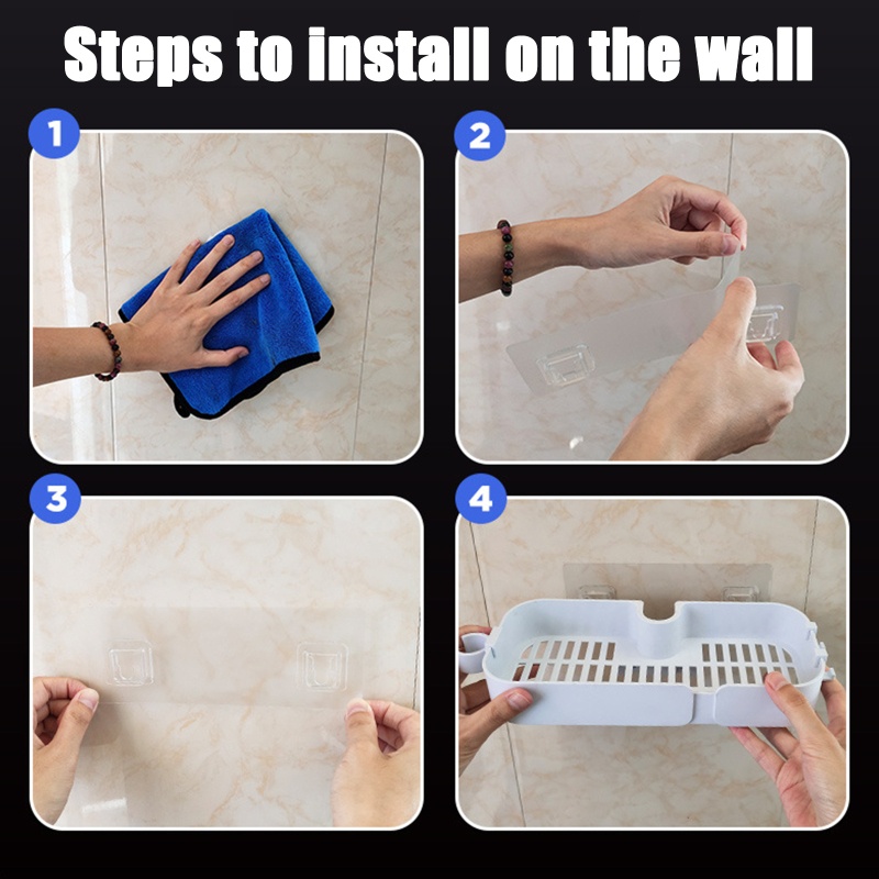 Giá Đựng Đồ Gắn Tường Có Thể Điều Chỉnh Tiện Dụng