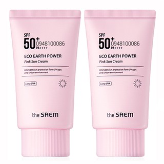 Kem chống nắng the seam hồng eco earth power pink ++++