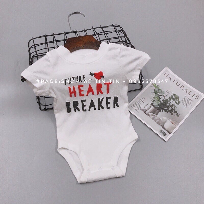 Body chip cộc tay cho bé (3m,6m,9m)