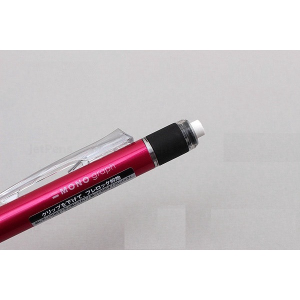 Bút chì bấm kim lắc đẩy ngòi Tombow Mono Graph Shaker Mechanical Pencil – 0.5mm – Vỏ màu hồng (Pink)