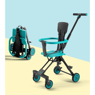 Xe đẩy gấp gọn VOVO PLAYKIDS cho bé, không mái/ Xe đẩy du lịch KINLEE tiện lợi cho trẻ em