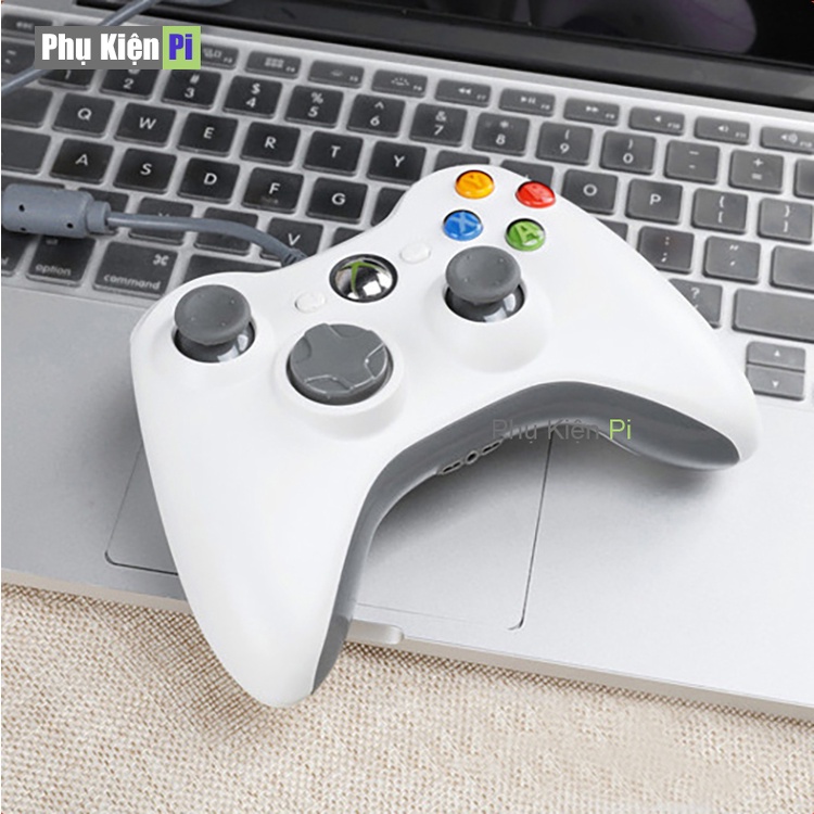 Tay cầm Xbox 360 Microsoft Full box Có Rung - Tay Cầm Có Dây Dùng Cho PC, Laptop chơi full skill FO4, FO3