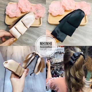 Kẹp nơ dọc siêu phồng tóc hottrend VTT23222